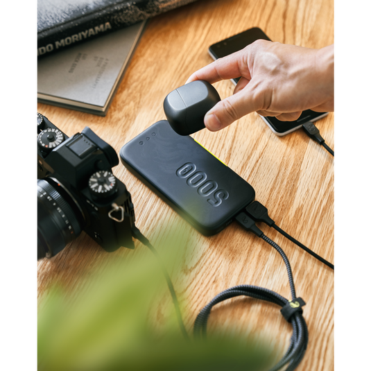 InstantGo 5000 Wireless - Black - 18W PD fast charging power bank with wireless charging - Back image number null